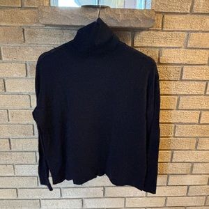 Everlane Marino wool mock neck box top